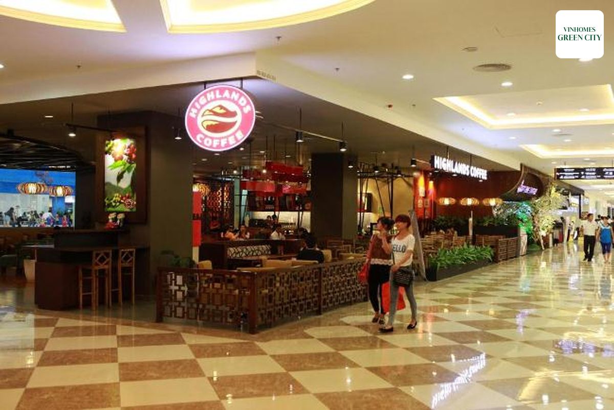 khu am thuc tai vincom green city