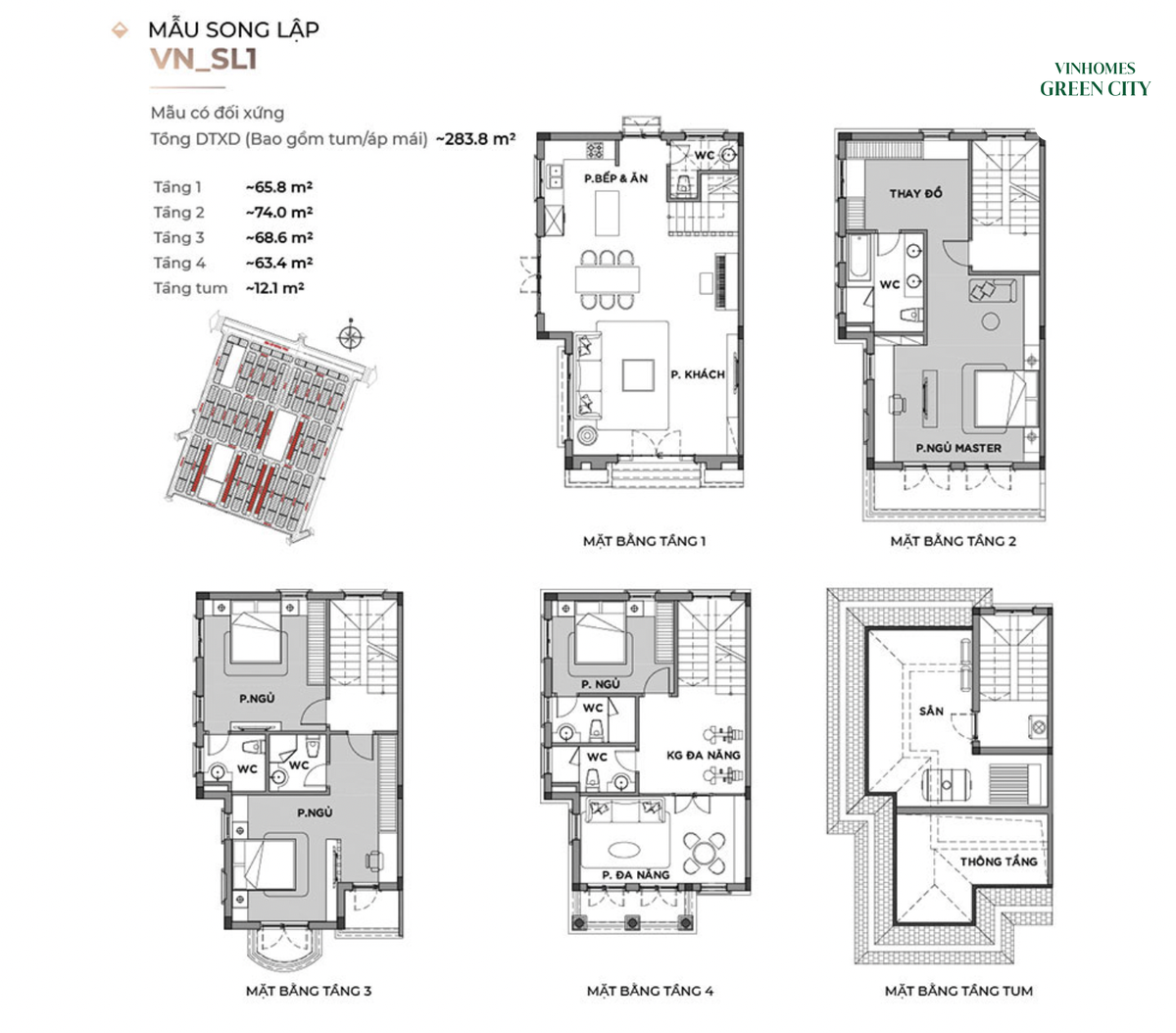 mat bang song lap vin greeen city